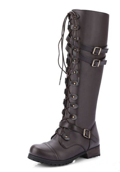 OrthoCare Rider Boots - Rivet Buckle Support