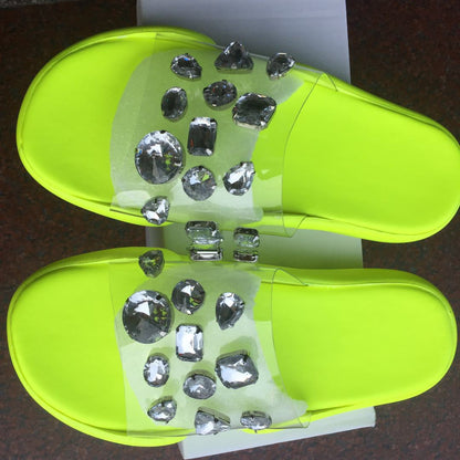 OrthoCare Rhinestone Crystal Slide Sandals
