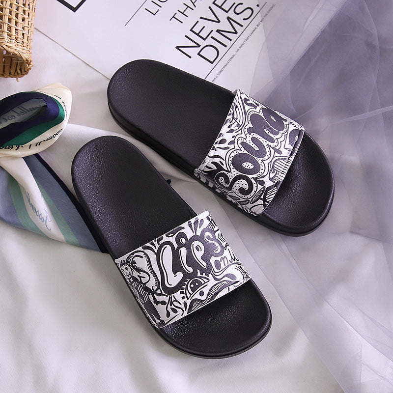 OrthoCare Rhinestone Monogram Comfort Slide Sandals