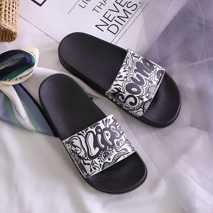 OrthoCare Rhinestone Monogram Comfort Slide Sandals