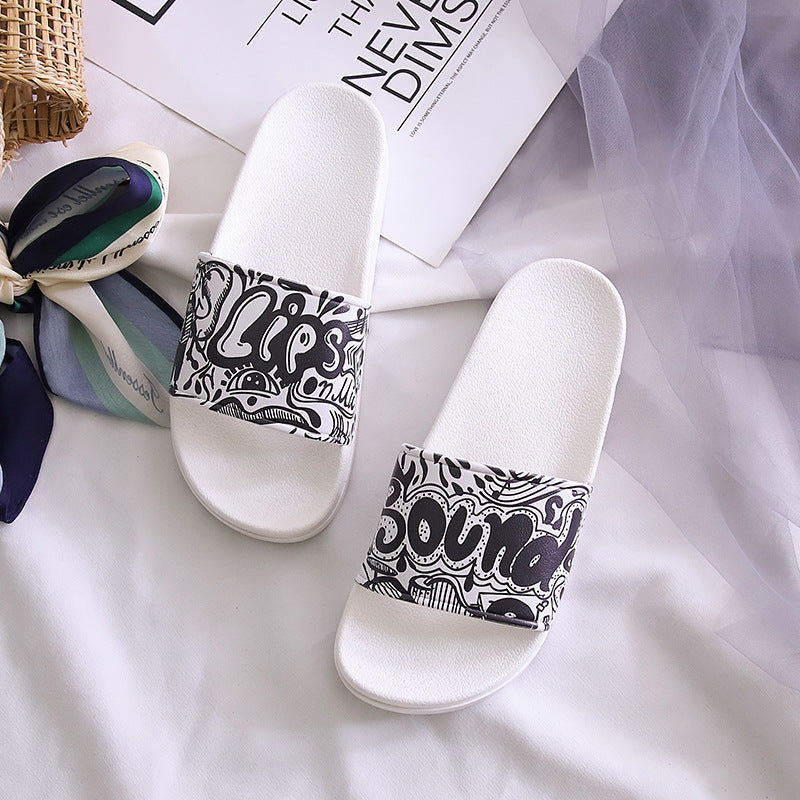 OrthoCare Rhinestone Monogram Comfort Slide Sandals