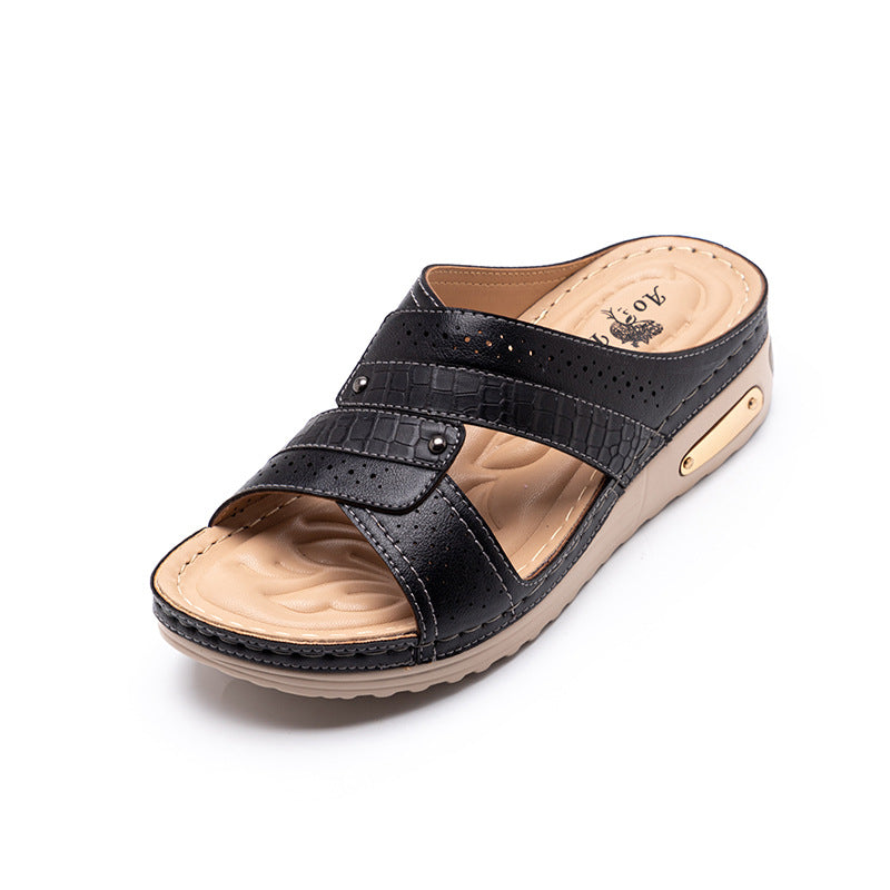 OrthoCare Wedge Sandals - Non Slip Comfort