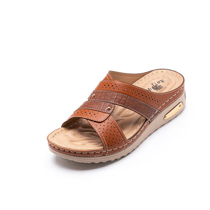 OrthoCare Wedge Sandals - Non Slip Comfort