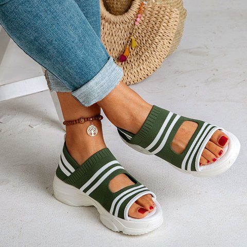 OrthoCare Woven Fluff Sandals - Comfort And Unique Style