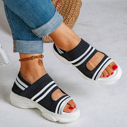 OrthoCare Woven Fluff Sandals - Comfort And Unique Style