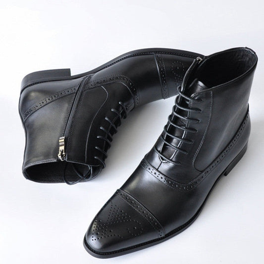 Mateo | HeritageForm Orthopedic Leather Dress Boots
