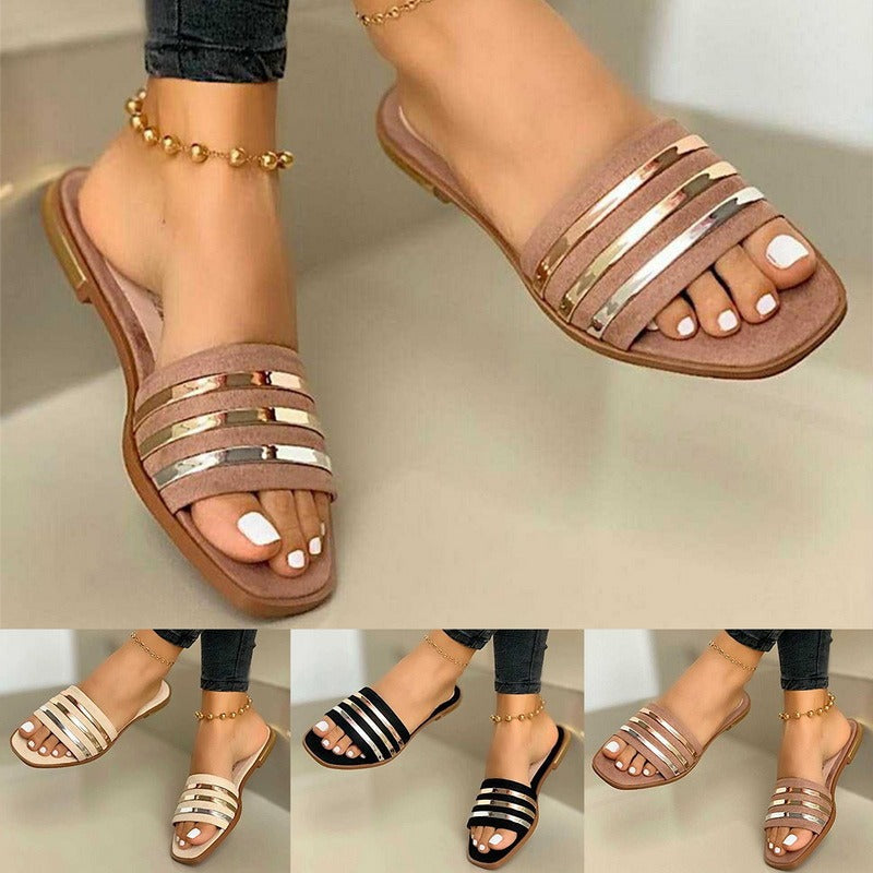 OrthoCare Comfortable Flat Slippers  - Unique Elegance