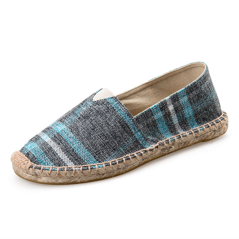 OrthoCare Classic Espadrille Flats – Breathable Canvas Comfort Slip-Ons