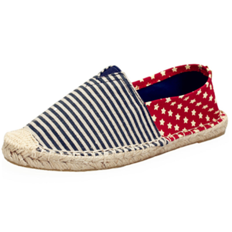 OrthoCare Classic Espadrille Flats – Breathable Canvas Comfort Slip-Ons