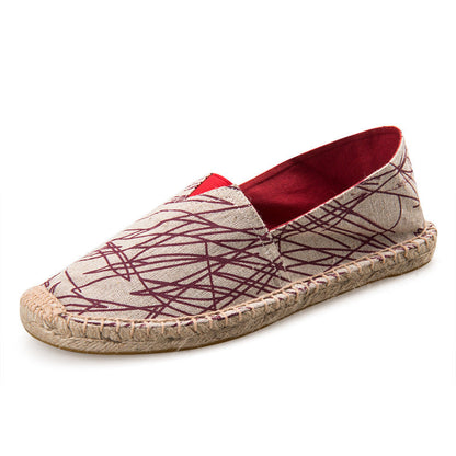 OrthoCare Classic Espadrille Flats – Breathable Canvas Comfort Slip-Ons