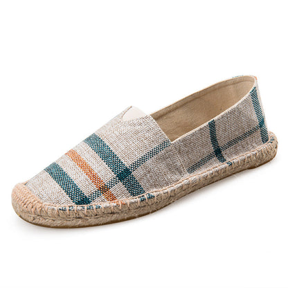 OrthoCare Classic Espadrille Flats – Breathable Canvas Comfort Slip-Ons