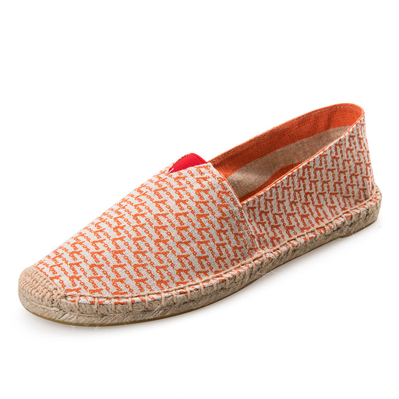 OrthoCare Classic Espadrille Flats – Breathable Canvas Comfort Slip-Ons