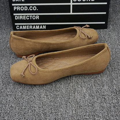 OrthoCare Square-Toe Flats - Unique Elegance