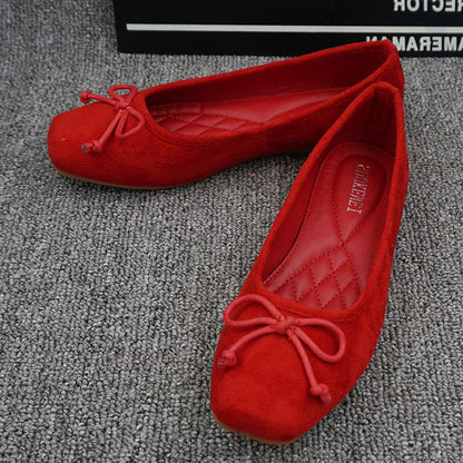 OrthoCare Square-Toe Flats - Unique Elegance