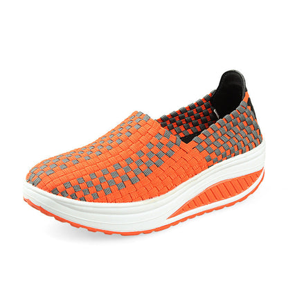 OrthoCare Woven Rocking Shoes - Breathable Platform