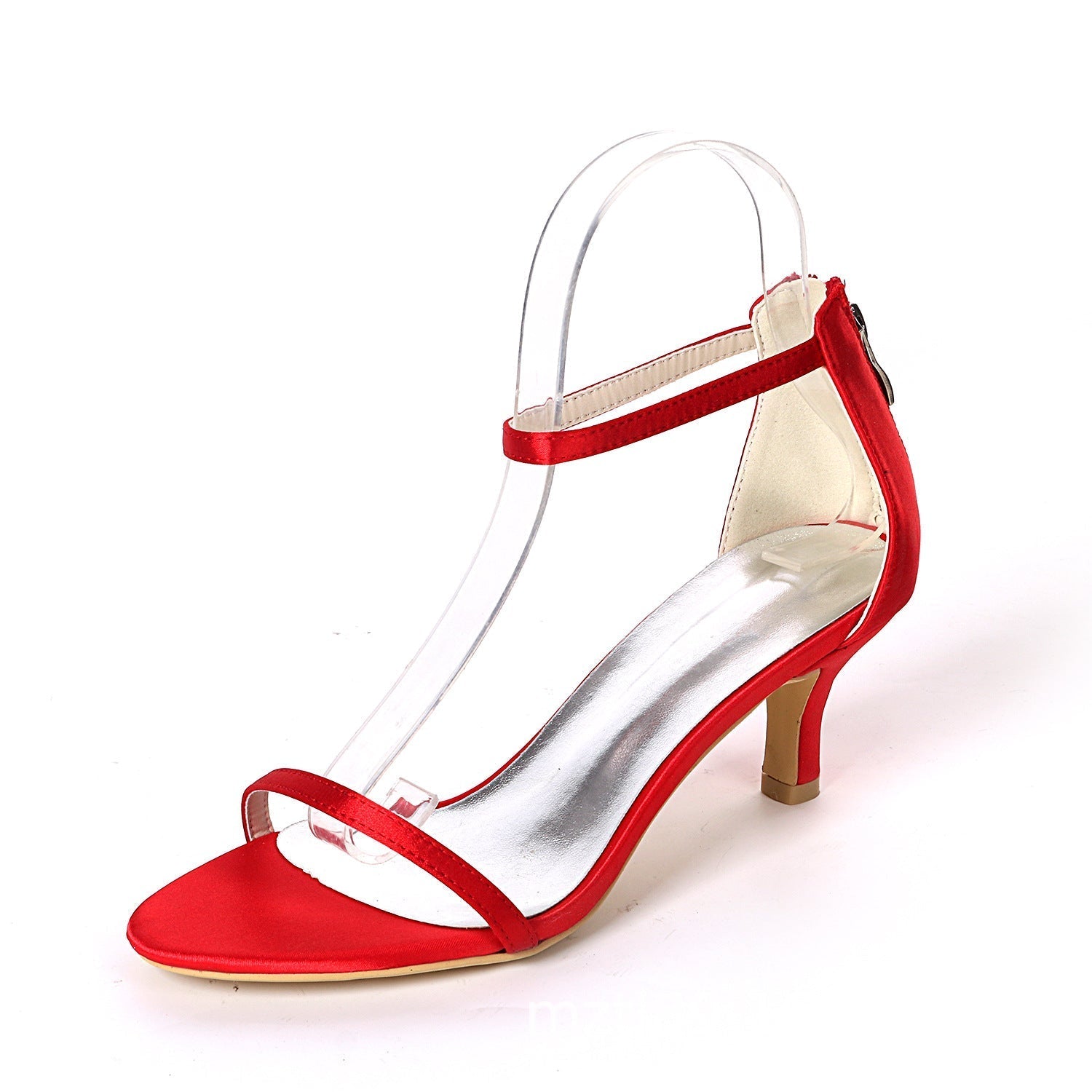 OrthoCare Unique Satin Sandals With Super High Heels