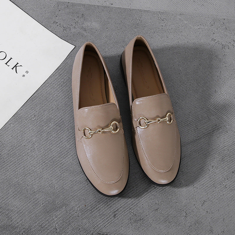 OrthoCare British Retro Style Leather Shoes, Plus Size