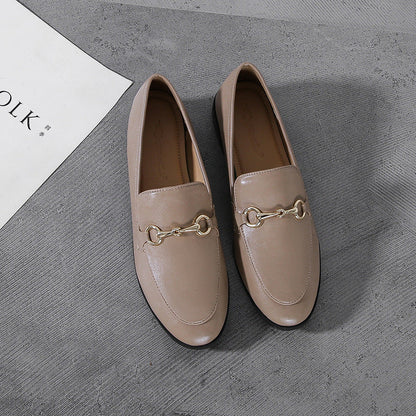 OrthoCare British Retro Style Leather Shoes, Plus Size