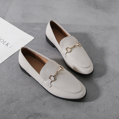 OrthoCare British Retro Style Leather Shoes, Plus Size