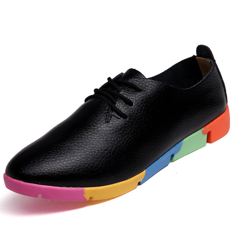 OrthoCare Pointed White Leather Shoes - Unique And Elegant
