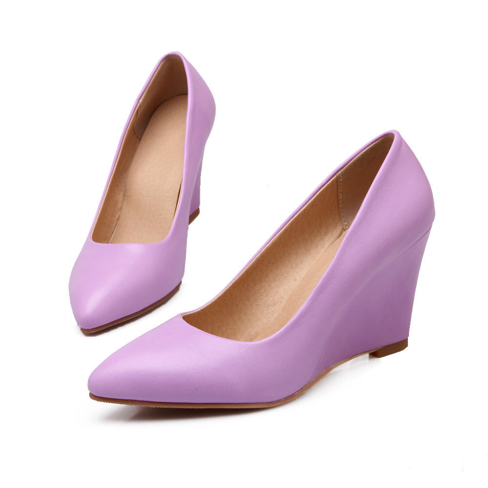 OrthoCare Wedge Heels - Pointed Toe Comfort