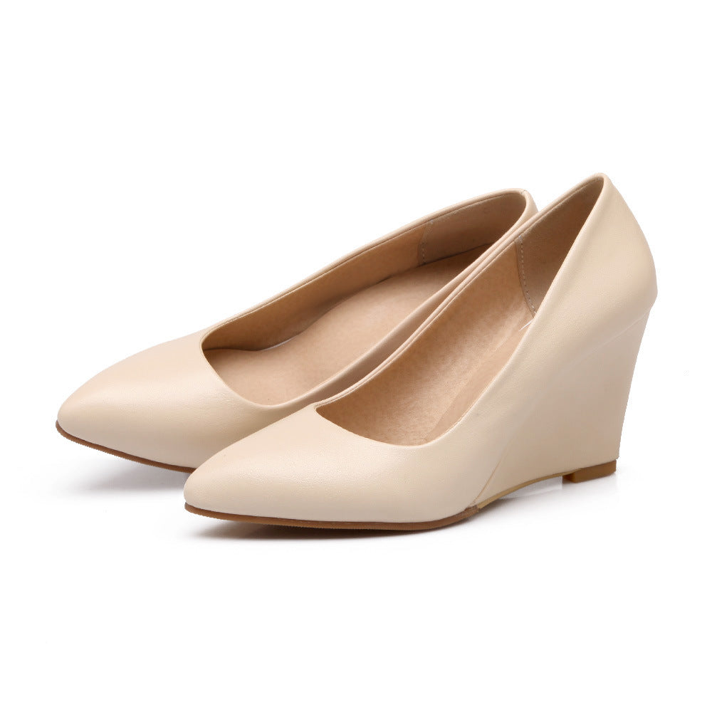 OrthoCare Wedge Heels - Pointed Toe Comfort
