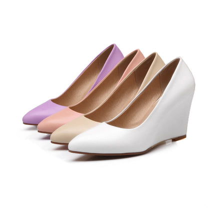 OrthoCare Wedge Heels - Pointed Toe Comfort