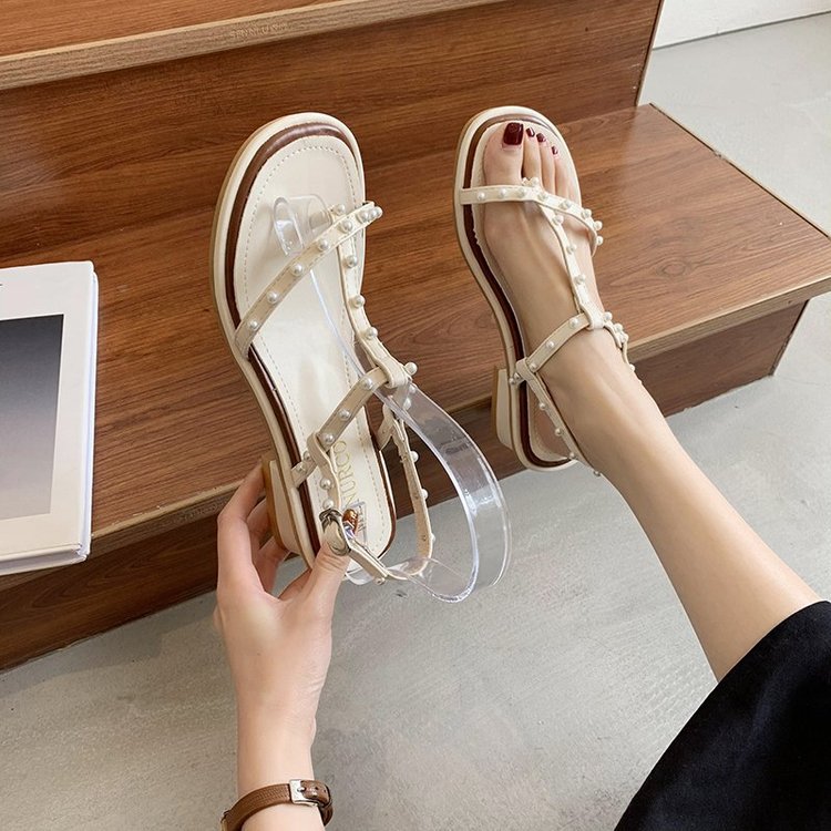 Chiara | Women’s Orthopedic Studded Strappy Block Heel Sandals