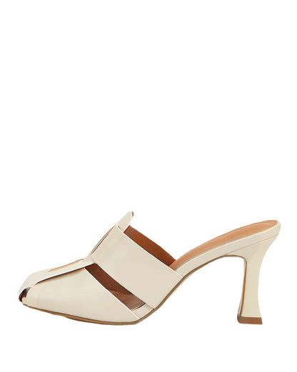 OrthoCare Woven Sandals And Slippers With Medium Heel - Unique Elegance