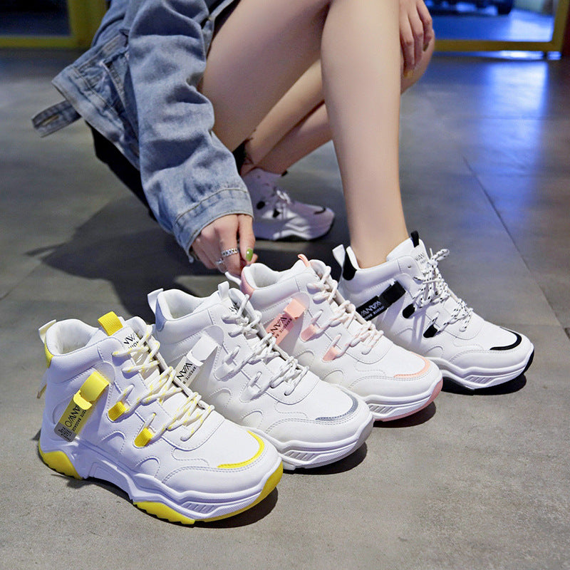 OrthoCare White High-Top Sneakers - Unique And Trendy Style
