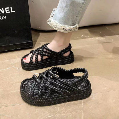 Norelle | Women’s Orthopedic Woven Fisherman Platform Sandals