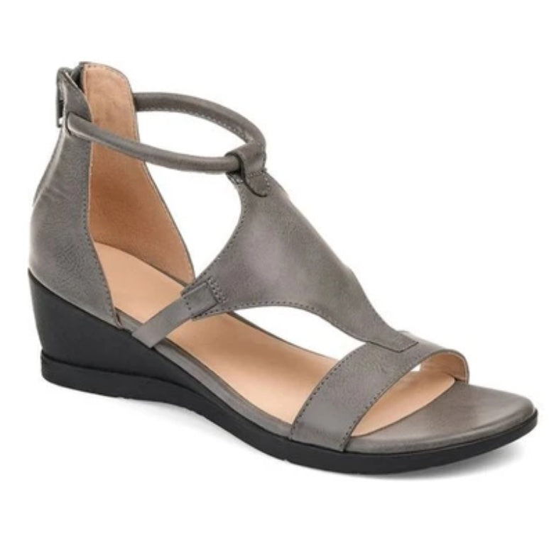 OrthoCare Criss-Cross Gladiator Wedge Sandals