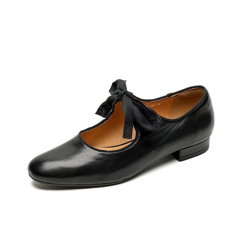 Gisella | Women’s Orthopedic Vintage Lace-Up Ballet Flats