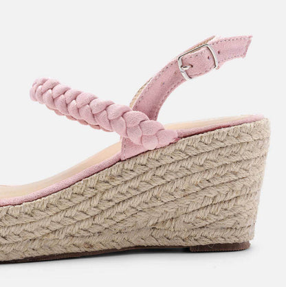 Nivea | Women’s Orthopedic Braided Strap Espadrille Wedge Sandals