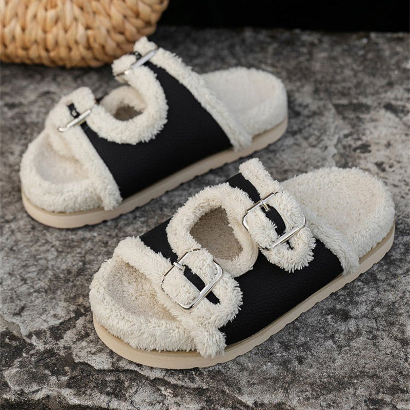OrthoCare Thick Wool Winter Slippers - Unique Comfort