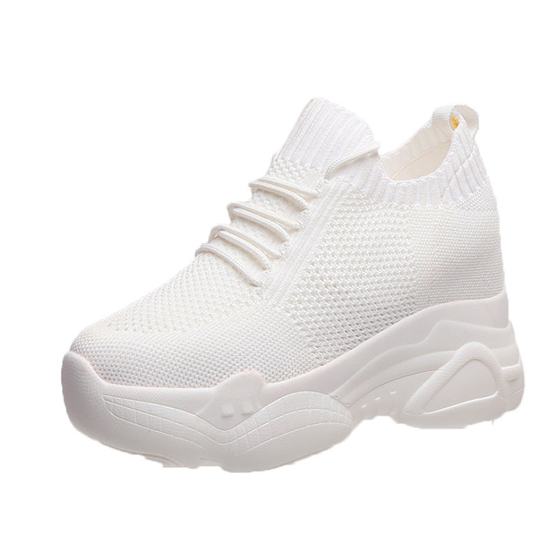 OrthoCare Heighten White Shoes - Unique Elegance