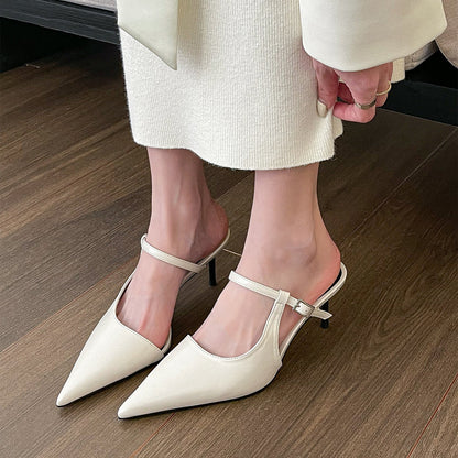 OrthoCare Pointed Toe High Heel Slippers - Comfort