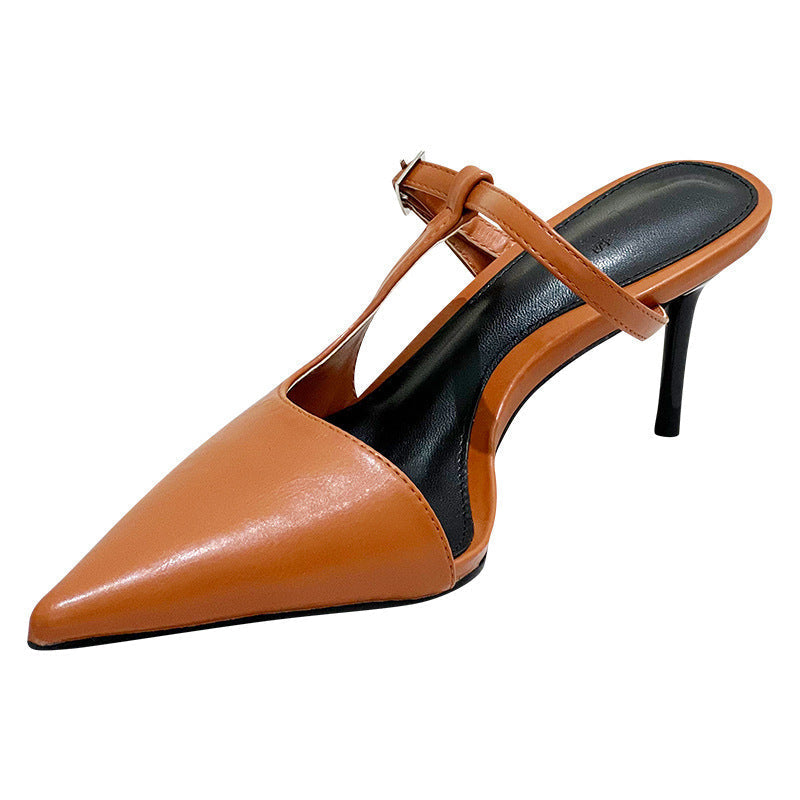 OrthoCare Pointed Toe High Heel Slippers - Comfort