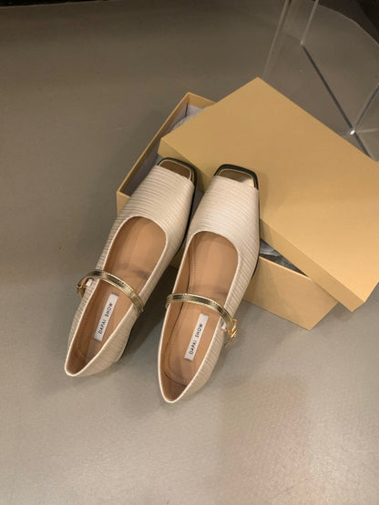 OrthoCare Mary Jane Shoes - Classic Chunky Heel