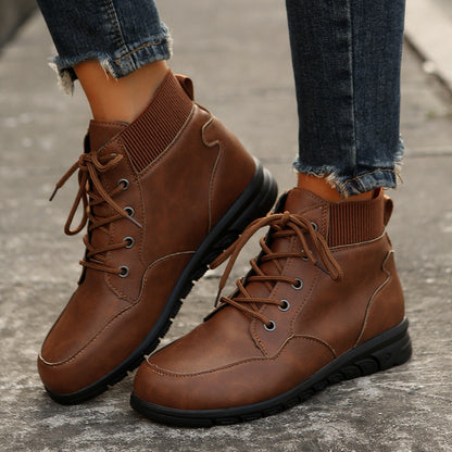 OrthoCare Ankle Boots - Non-Slip Flat Comfort