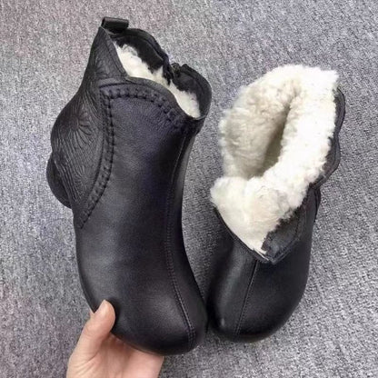 OrthoCare Winter Boots - Fleece Lined, Anti-Slip Heel