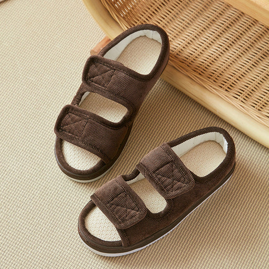 Dorelia | Women’s Orthopedic Plush Double Strap Sandals