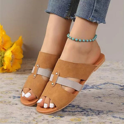 Umbria | Women’s Orthopedic Double Strap Comfort Slide Sandals