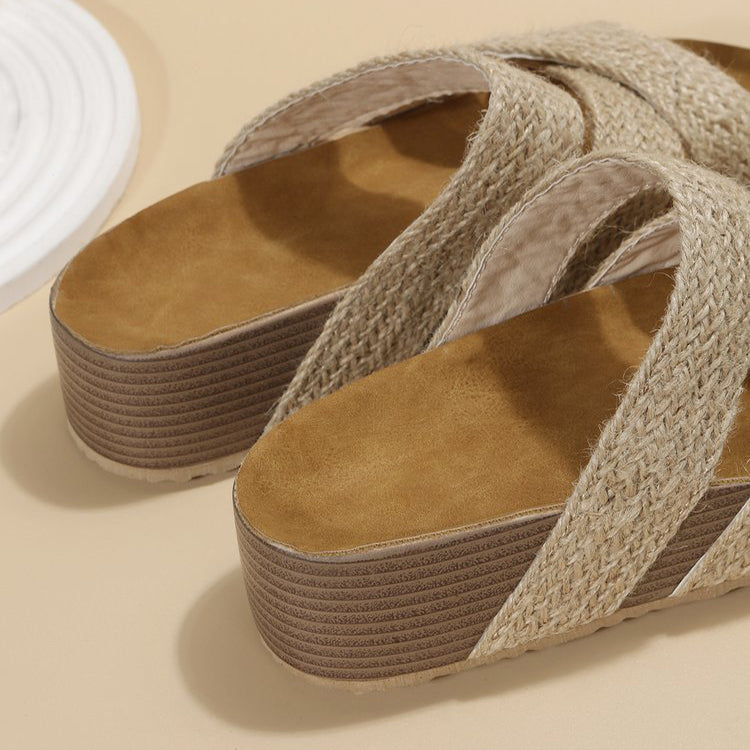 OrthoCare Summer Sandals With Braided Straps - Unique And Elegant