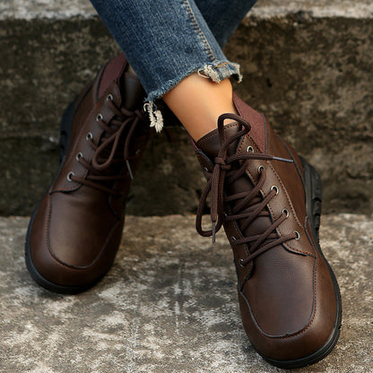 OrthoCare Ankle Boots - Non-Slip Flat Comfort