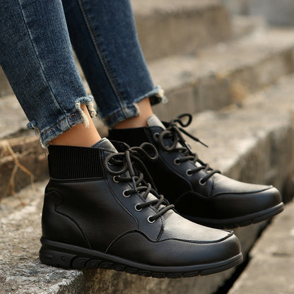 OrthoCare Ankle Boots - Non-Slip Flat Comfort
