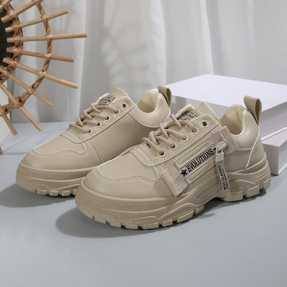 Sara | Orthopedic Lace-up Sneakers With Side-Zipper Design