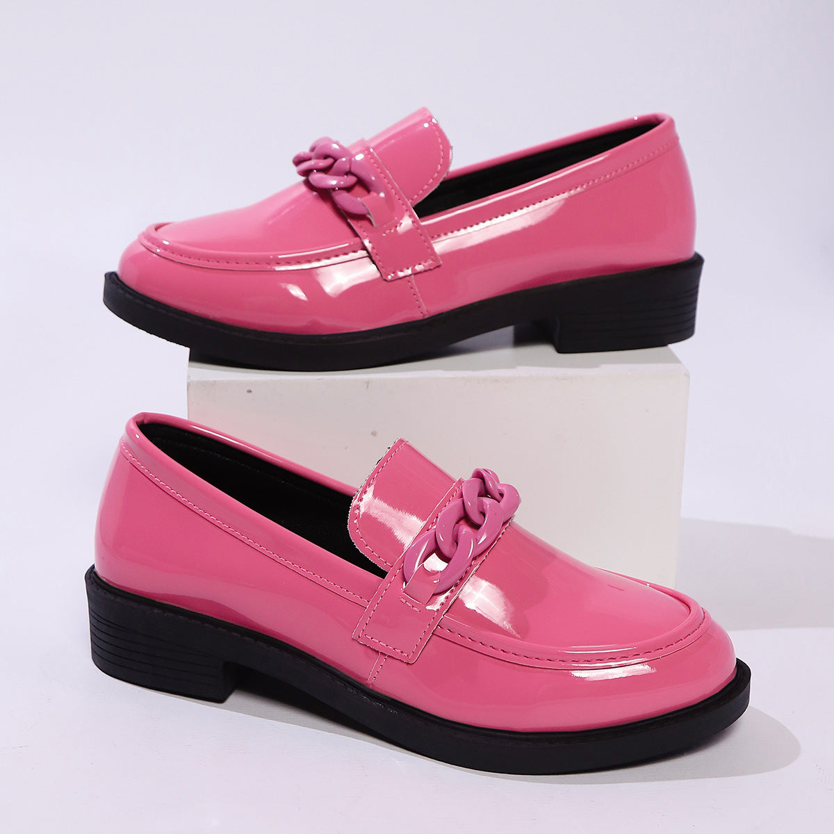 OrthoCare Leather Loafers - Thick Sole Comfort