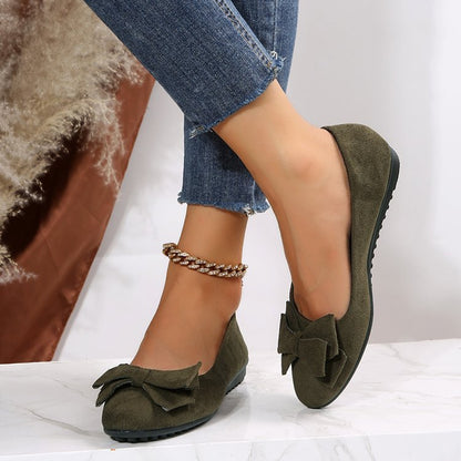OrthoCare Bows Flat Shoes  - Elegance And Comfort