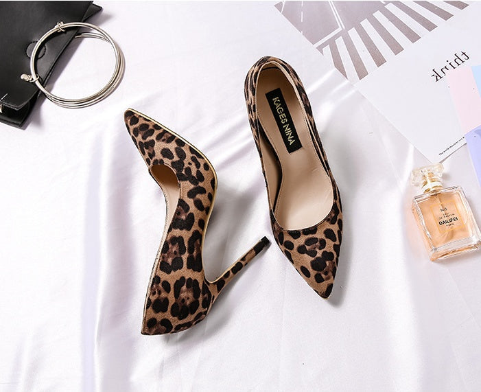 OrthoCare Unique Leopard Print Heels For A Bold Style
